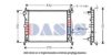 AKS DASIS 091450N Radiator, engine cooling